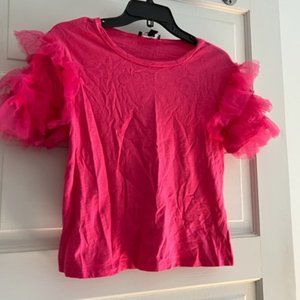 Lea & Viola Bright Pink Shirt - Size M